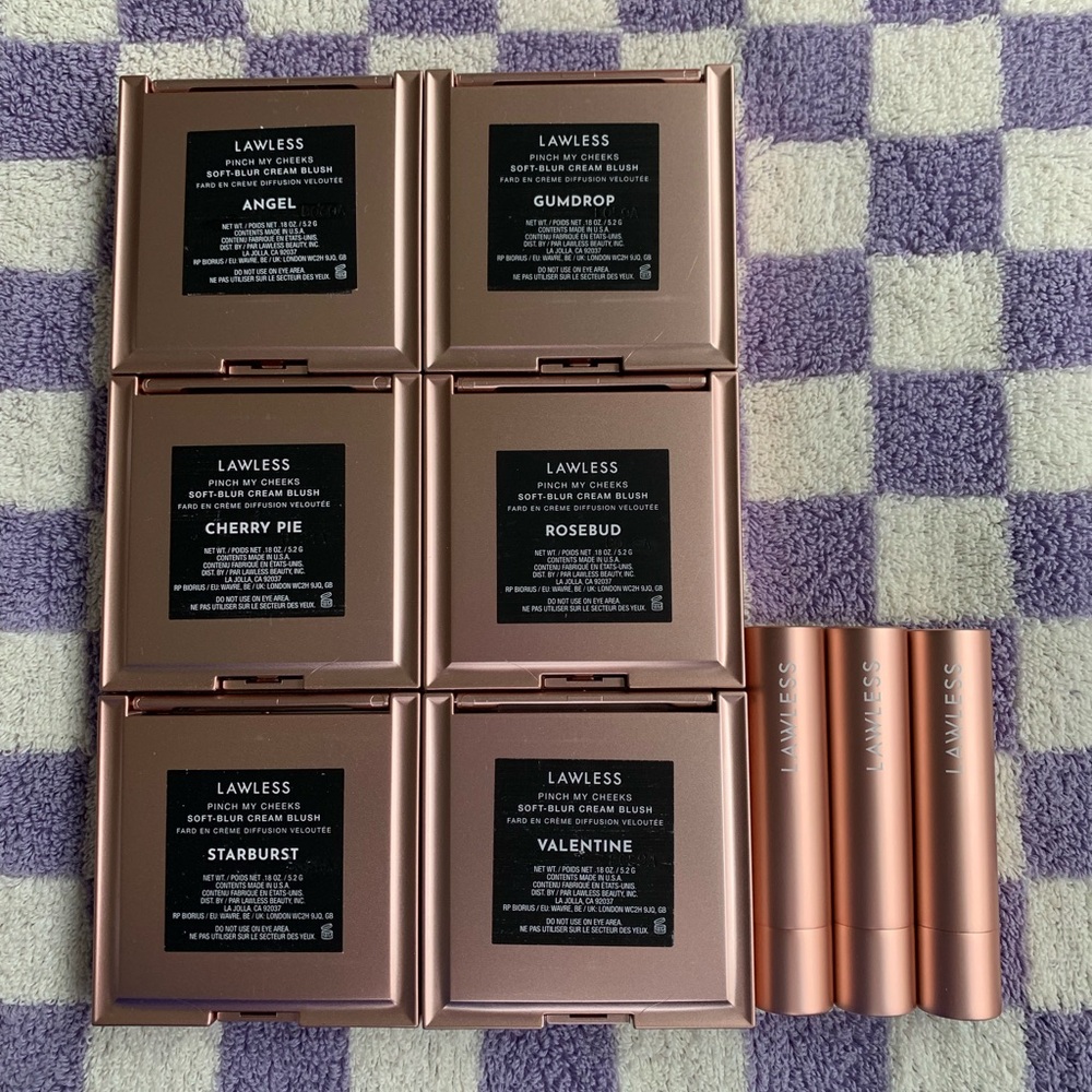 Lawless Lipsticks and Blush Set - Rose Gold